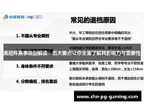 美冠杯赛事级别解读：五大要点让你全面了解其影响力与重要性